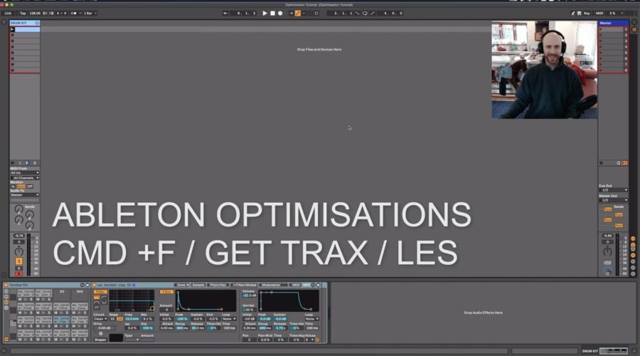 Ableton Optimisations : CMD + F : Get Trax : LES