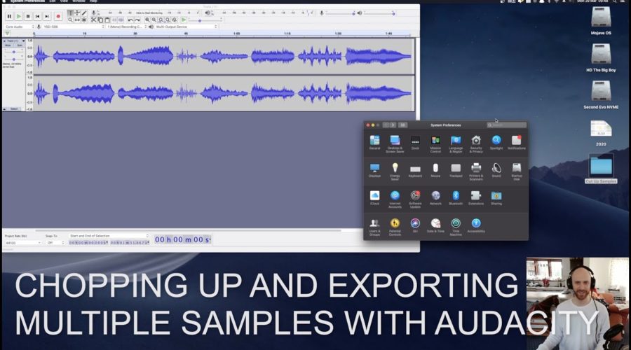 Chopping Up And Exporting Multiple Samples With Audacity