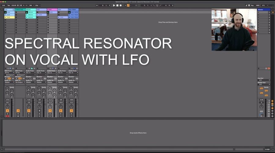 Spectral Resonator With A Vocal And LFO