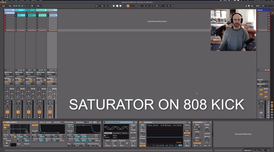 Saturator On 808 Kick To Make A Nasty Bass