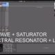 Sine Wave + Saturator + Spectral Resonator + LFO