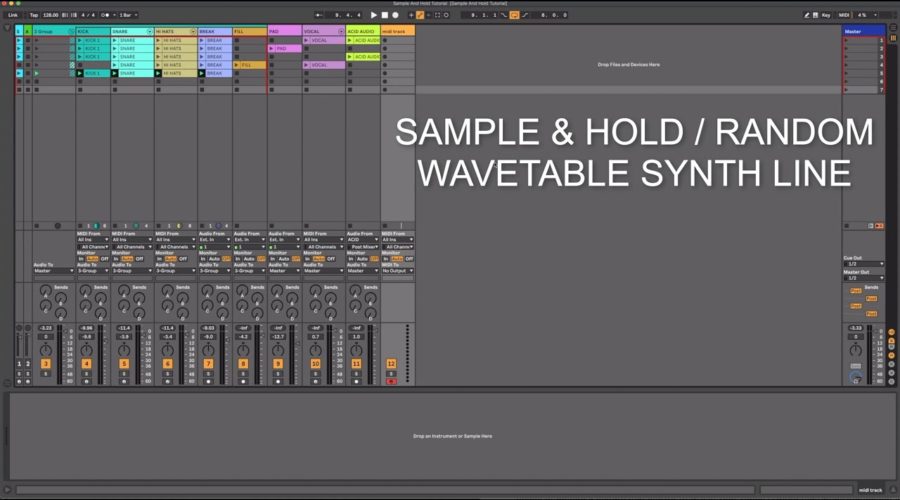 Random LFO / Sample And Hold Wavetable